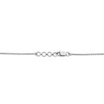 Diamond Baguette Cluster Cube Necklace 18k White Gold