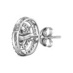 Diamond Miracle Illusion Double Halo Stud Earrings
