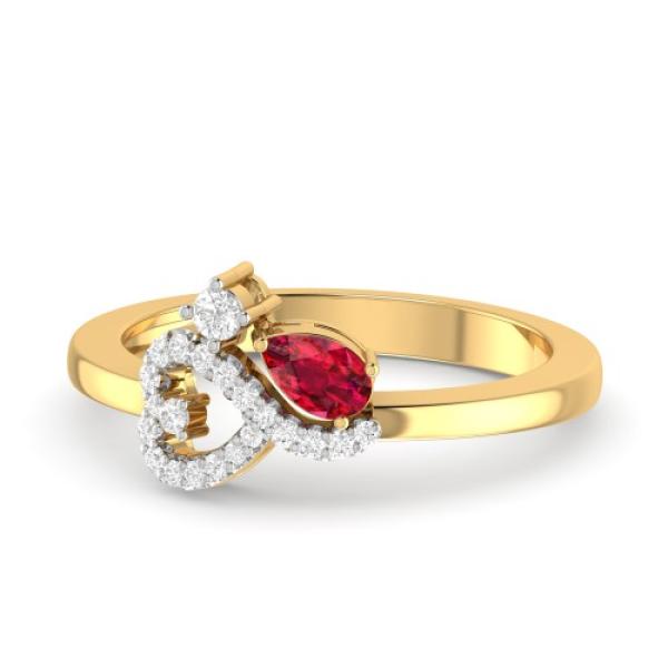 Diamond & Gemstone Ring