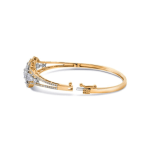 Exquisite Diamond Art Deco Openwork Bangle Bracelet