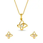 Butterfly Pendant Set