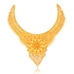 Royal Flower Gold Necklace
